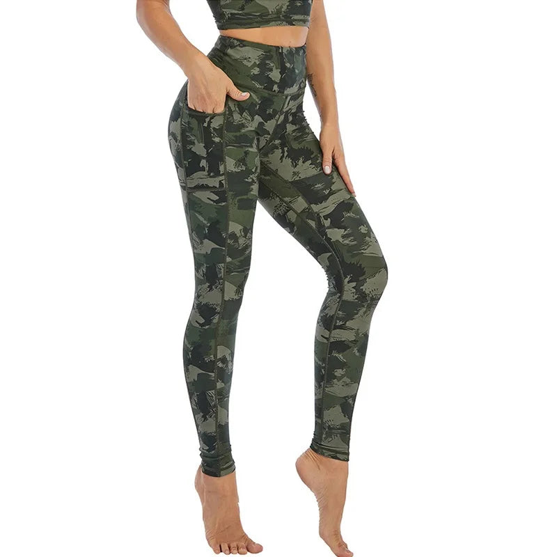 Leggings camouflage de sport pour femmes