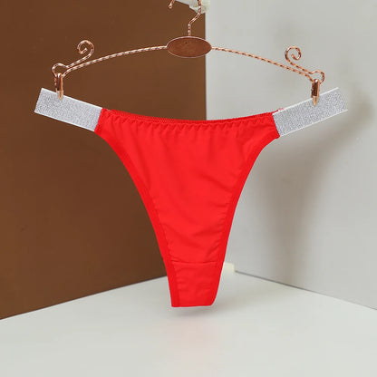 String Femme à Strass – Lettres Brillantes