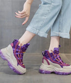 Baskets à semelle compensée Air Mesh pour femmes