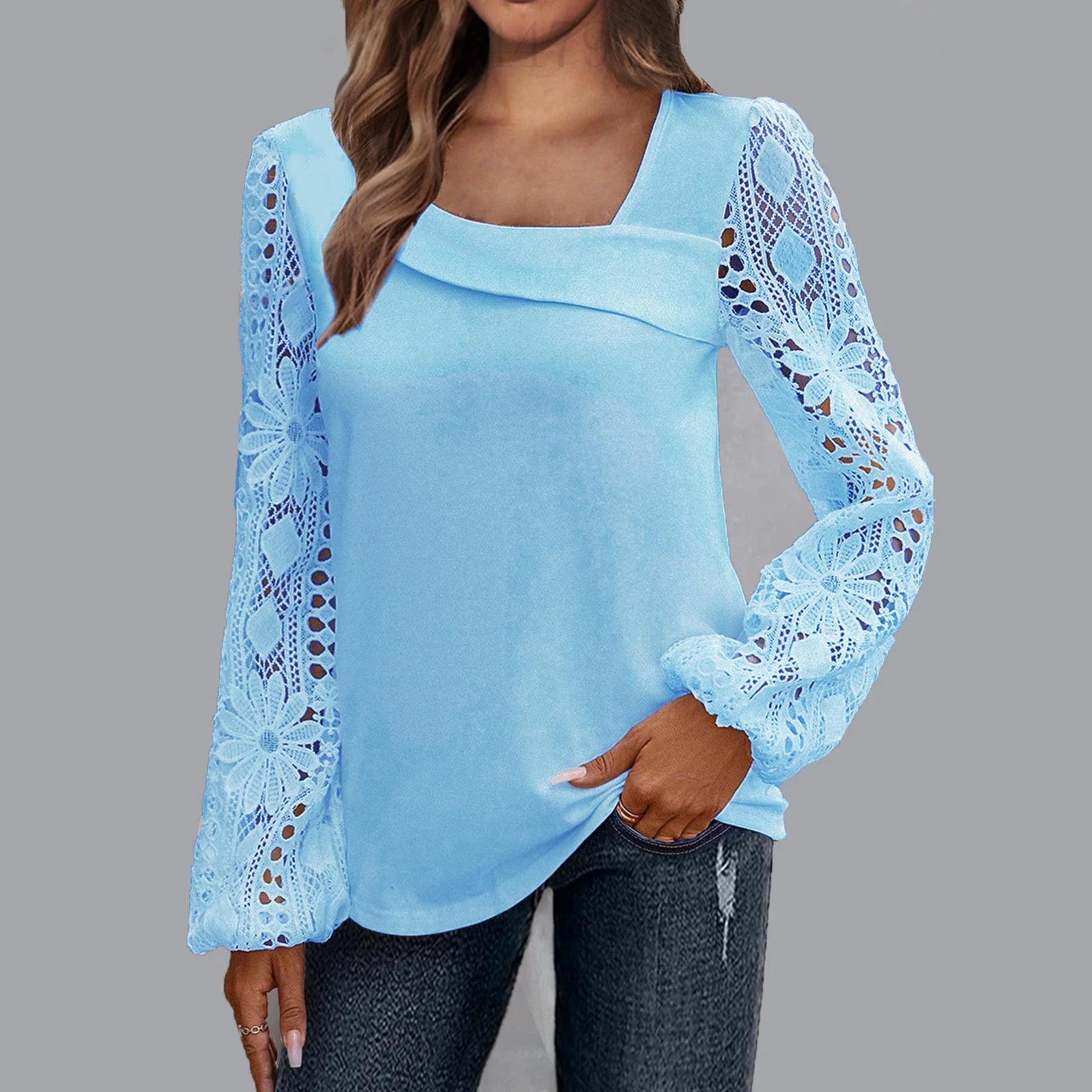 Chemise à manches longues pour femmes