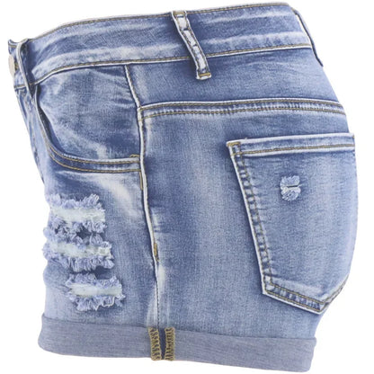 Short en Jean Femme – Fentes Tendance