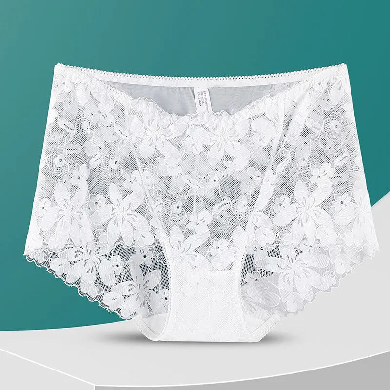 Culotte en dentelle florale pour femmes