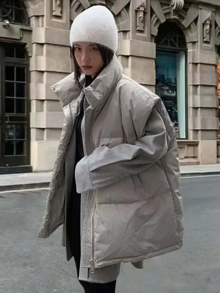 Veste en duvet de coton pour femmes