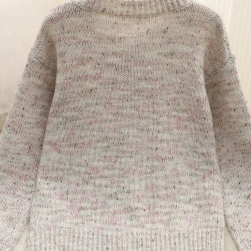 Pull en tricot ample pour femmes