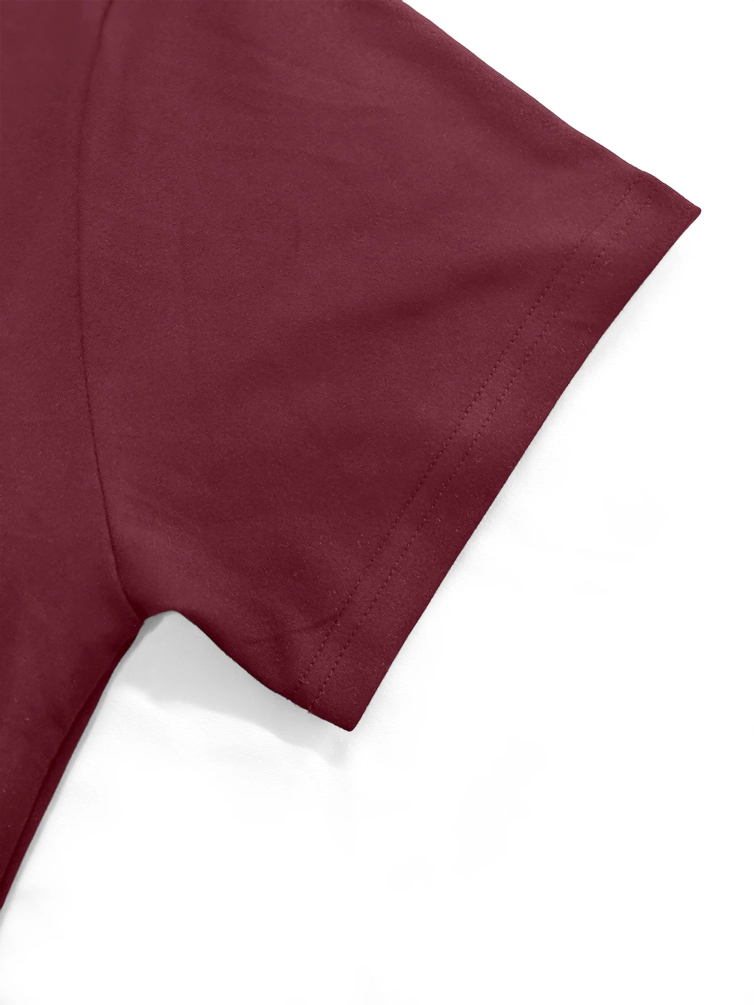 T-shirt à manches courtes et col en V pour femmes
