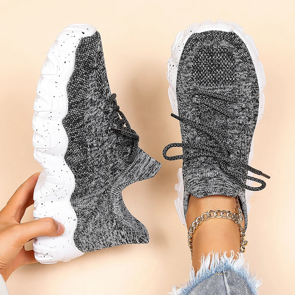 Baskets confortables à semelle souple pour femmes
