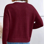 Pull ample décontracté pour femmes