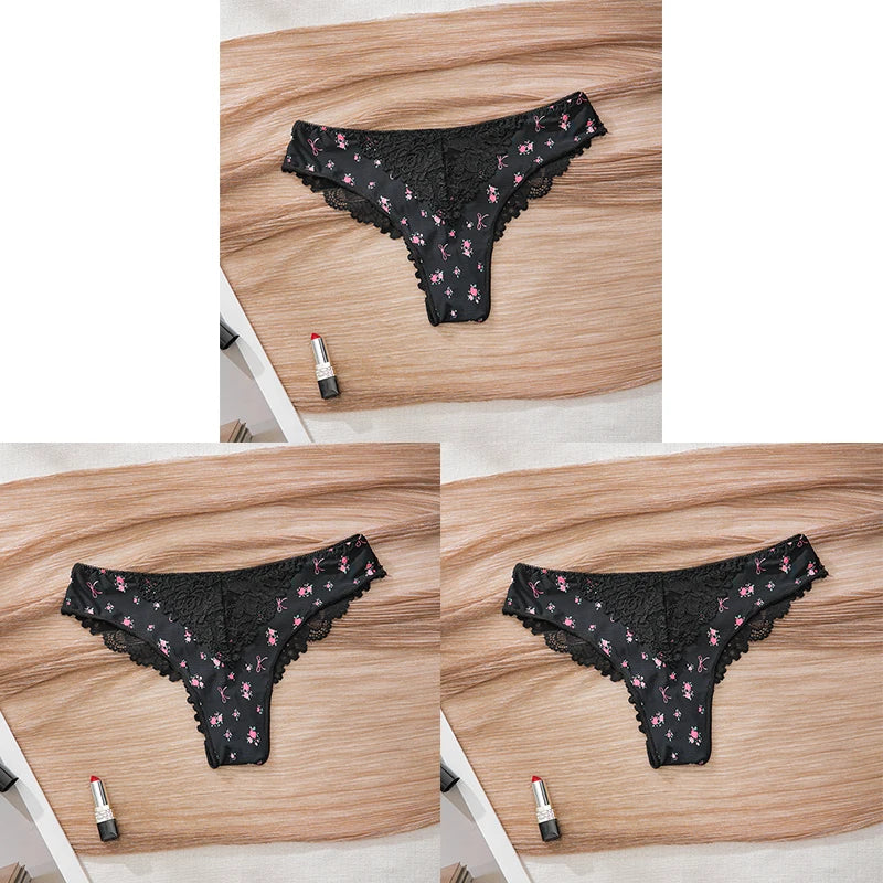 lots 3 pièces strings pour femmes