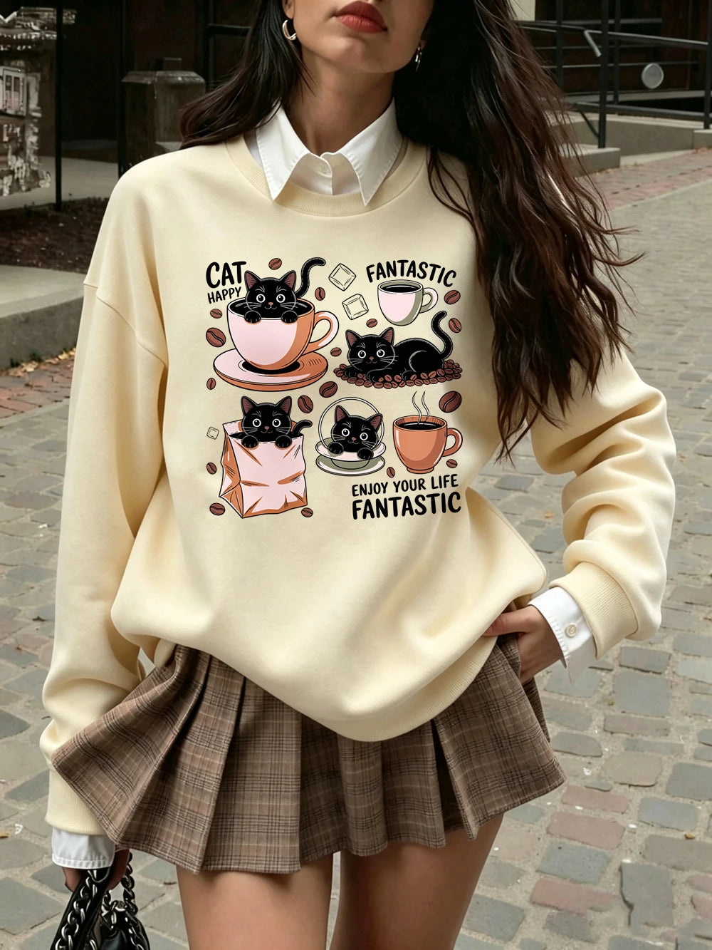 Sweat-shirt à capuche pour femmes