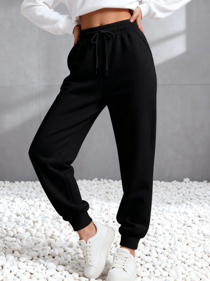 Pantalon de Jogging Polaire Ample Femme – Style Sportif