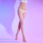 Bas sexy en dentelle taille haute pour femmes