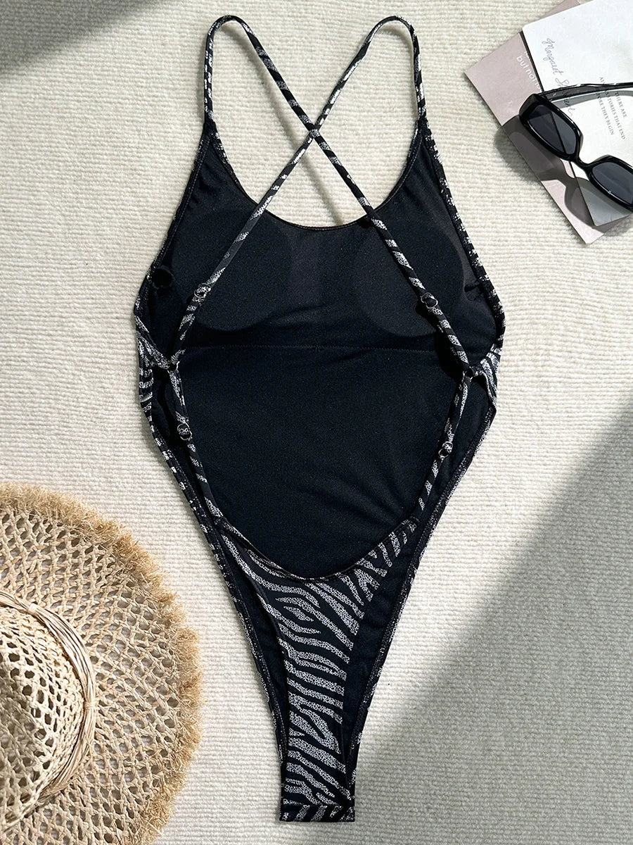Maillot de bain une pièce string extrême mini micro string pour femmes