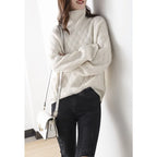Pull ample à manches longues pour femmes