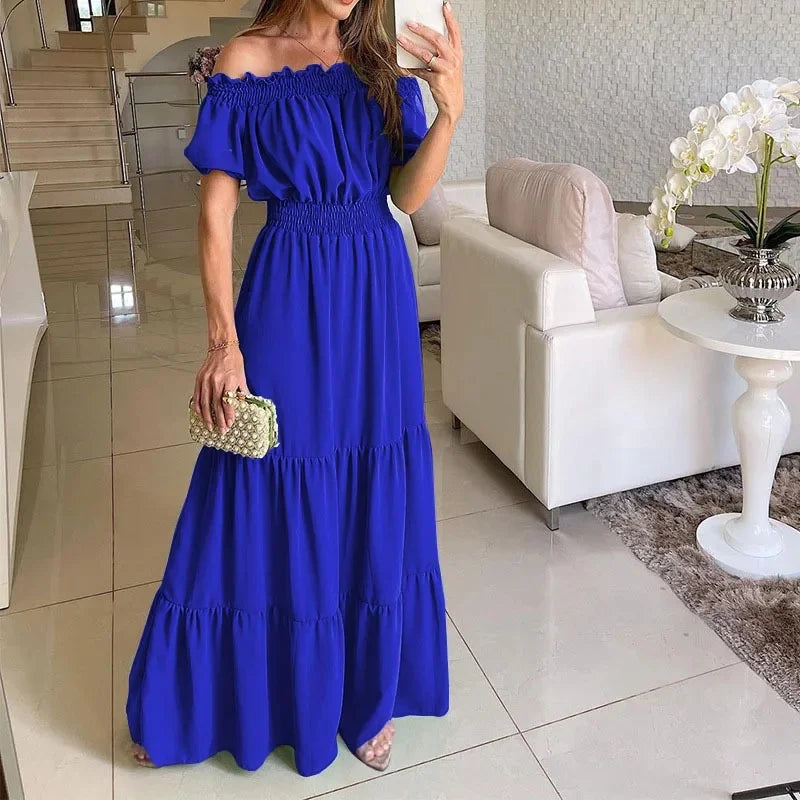 Robe d'été à manches courtes pour femmes