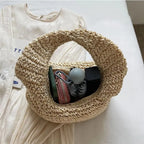 Sac cabas d'été tendance en paille lafite pour femmes