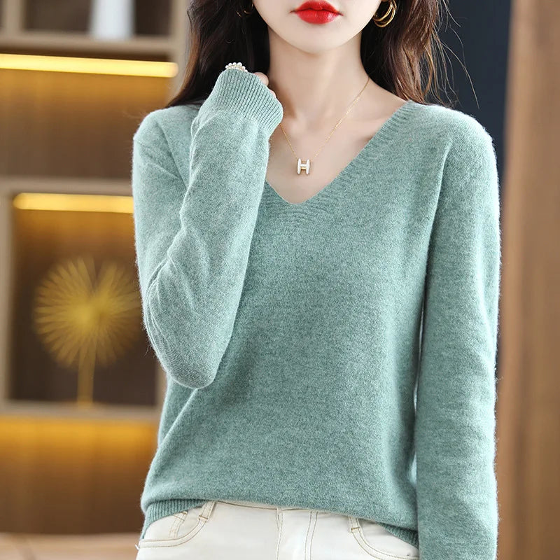 Pull à coupe ajustée pour femmes