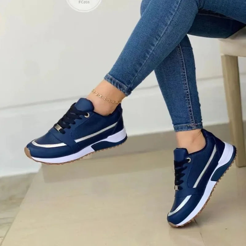 Baskets à lacets respirantes pour femmes