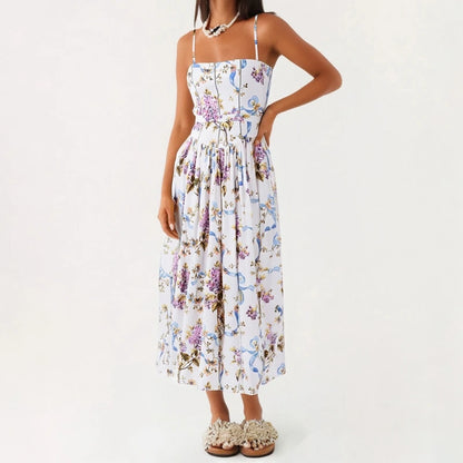 Robe Longue d’Été Femme – Imprimé Floral