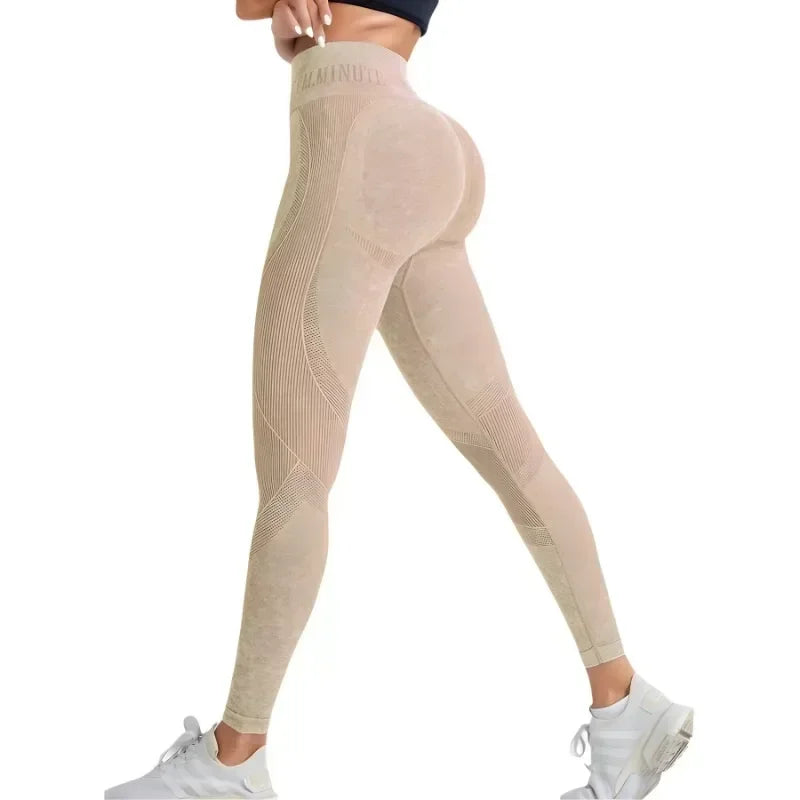 Leggings taille haute sans couture pour femmes