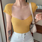 Tops à manches courtes pour femmes