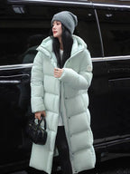 Manteau imperméable bouffée à capuche pour femmes