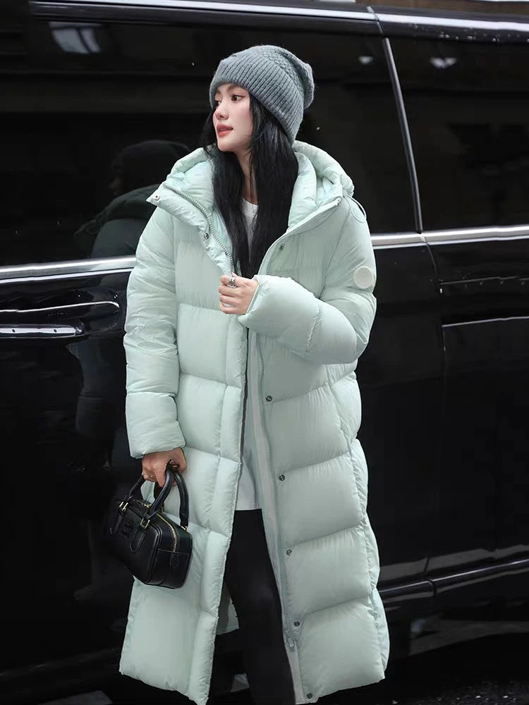 Manteau imperméable bouffée à capuche pour femmes