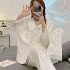 Ensemble de pyjama en velours pour femmes
