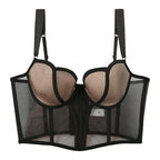 Soutien-gorge Push Up transparent pour femmes