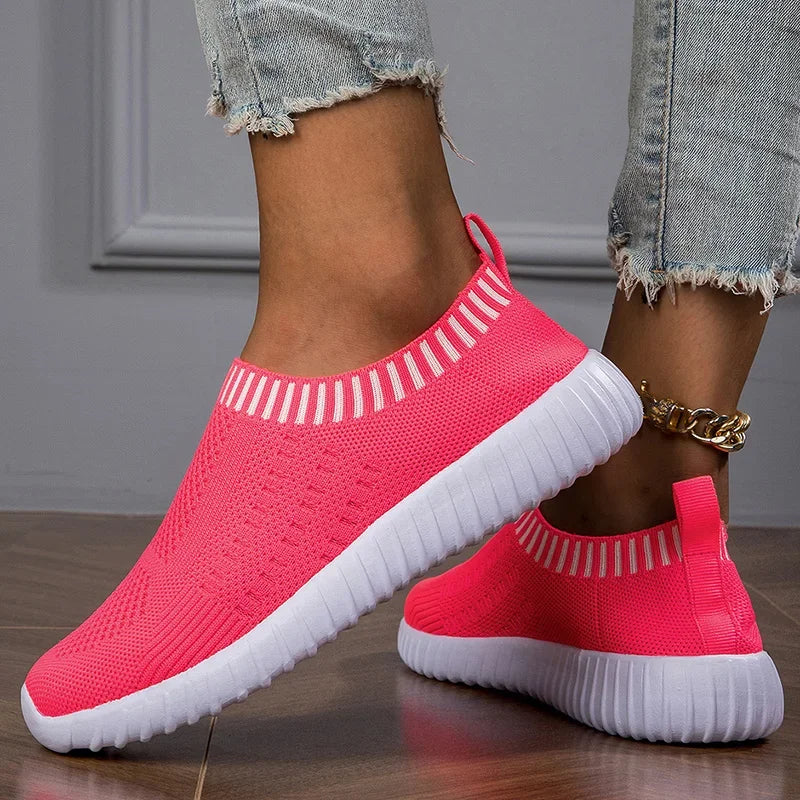 Chaussures plates sans lacet pour femmes