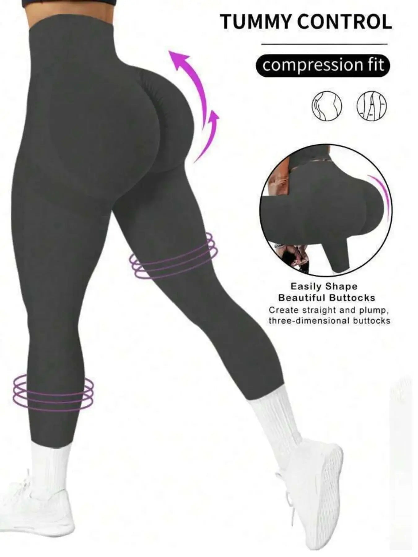 Leggings serré sans couture pour femmes