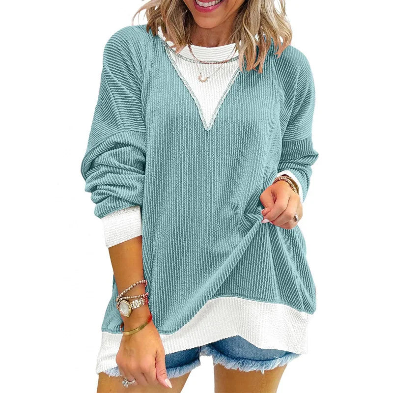Sweat-shirt à manches longues pour femmes