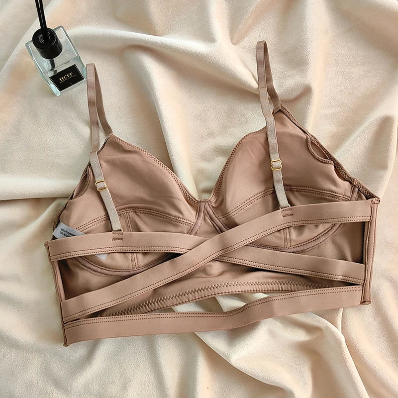 Soutien-gorge confortable sans fil sans couture pour femmes