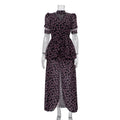 Robe longue à imprimé floral pour femmes