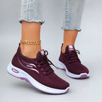 Chaussures plates d'été en maille respirante pour femmes