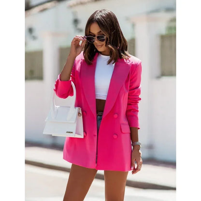 Manteau Femme – Col Croisé et Manches Longues