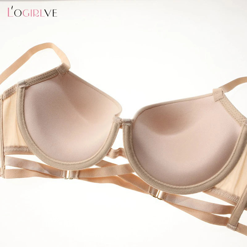 Ensemble Soutien-gorge creux et culotte taille basse pour femme