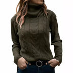 Pull tricoté vintage pour femmes