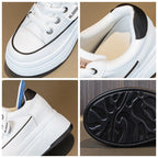 Baskets en cuir véritable femmes