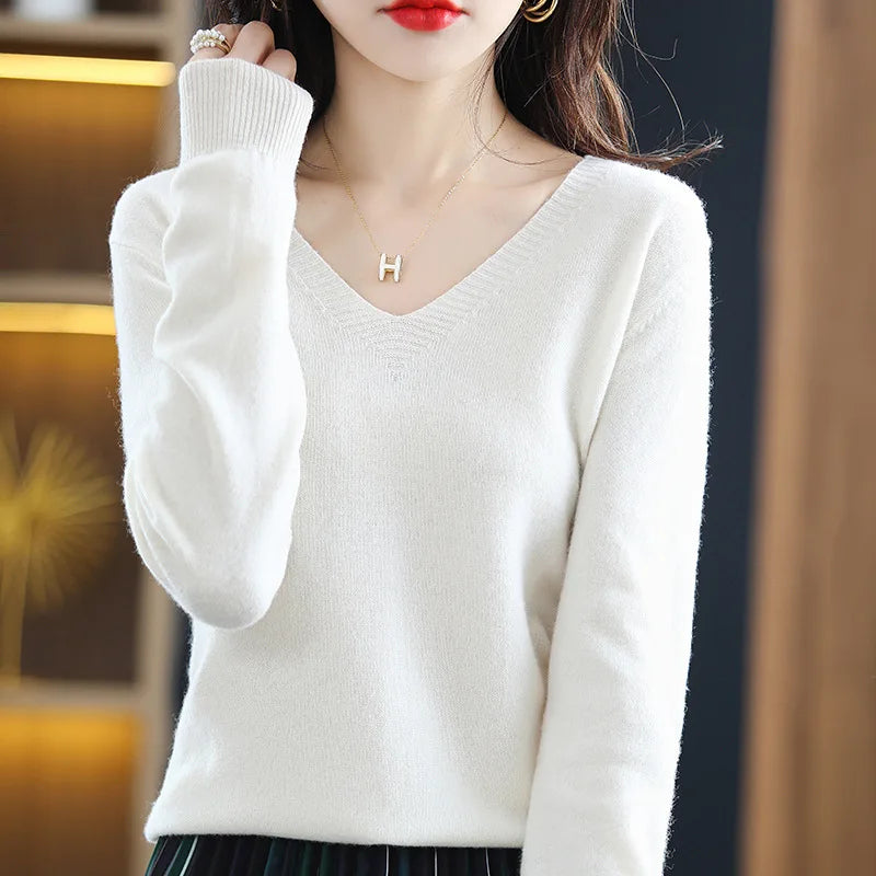 Pull à coupe ajustée pour femmes