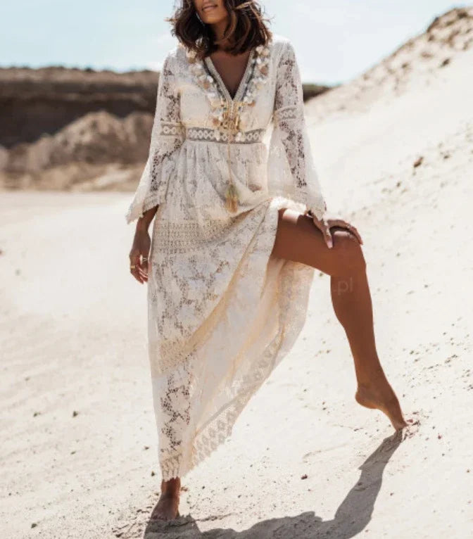 Robe en dentelle pour femmes