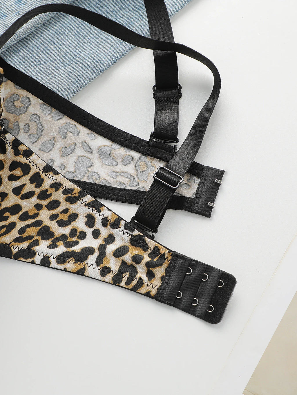 Ensemble 2 pièces imprimé léopard pour femmes