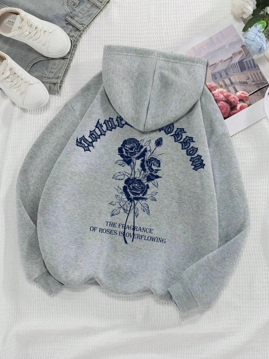 Sweat à Capuche Polaire Femme – Look Rétro et Confort