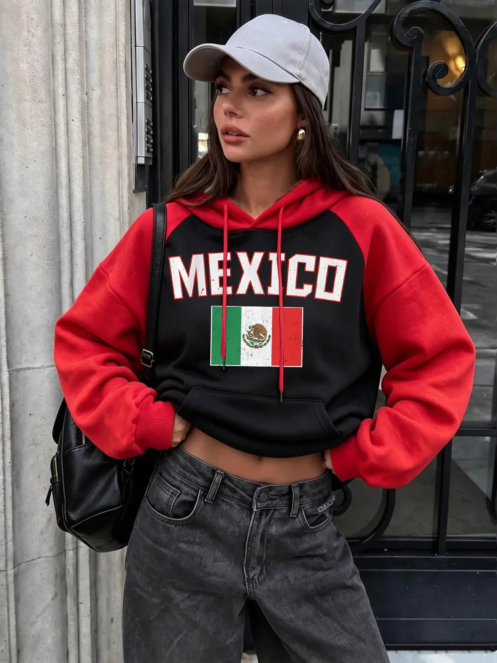 Sweat à Capuche Femme – Imprimé Mexico