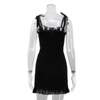 Robe mini dos nu sexy pour femmes