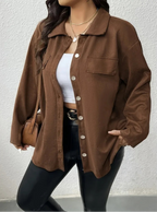 Chemise de grande taille améliorée pour femmes