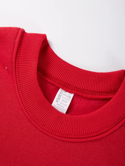 Sweat Femme Chaud à Col Rond – Motif Fantaisie