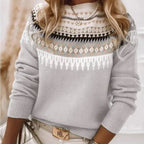 Pull en tricot à manches longues pour femmes