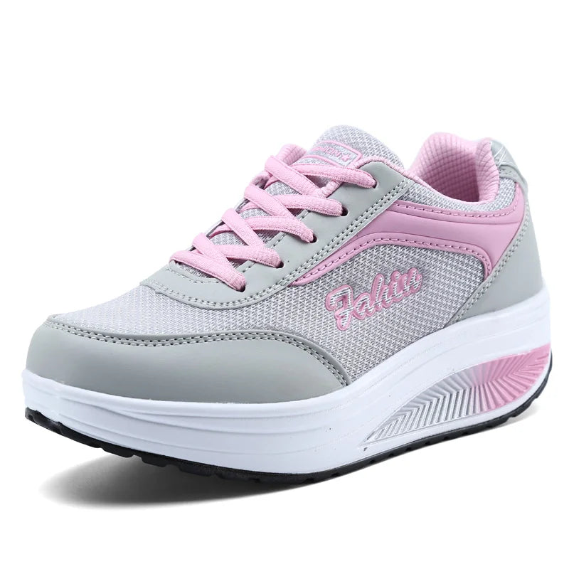 Baskets de marche plates pour femmes