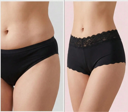 Lot de 4 Boxers Femme – Dentelle