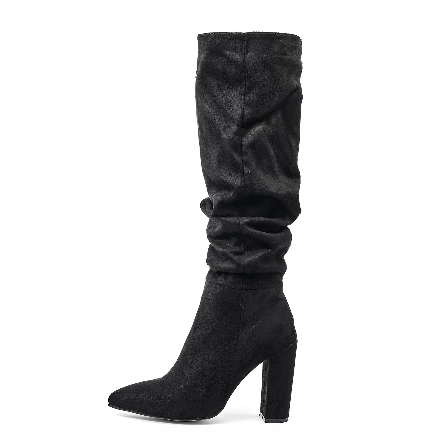 Bottes hautes à bout pointu tendance pour femmes